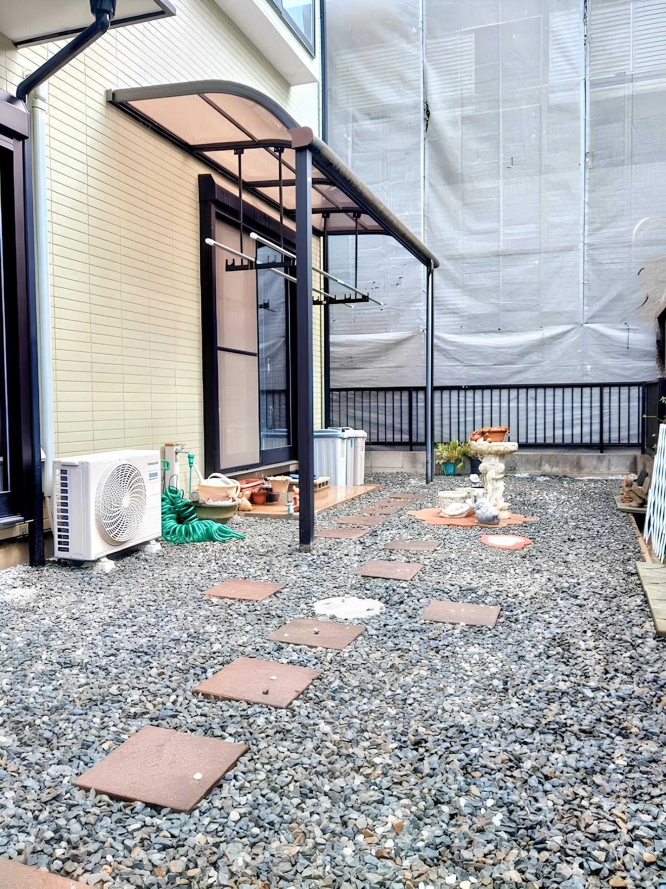 リフォーム後の庭