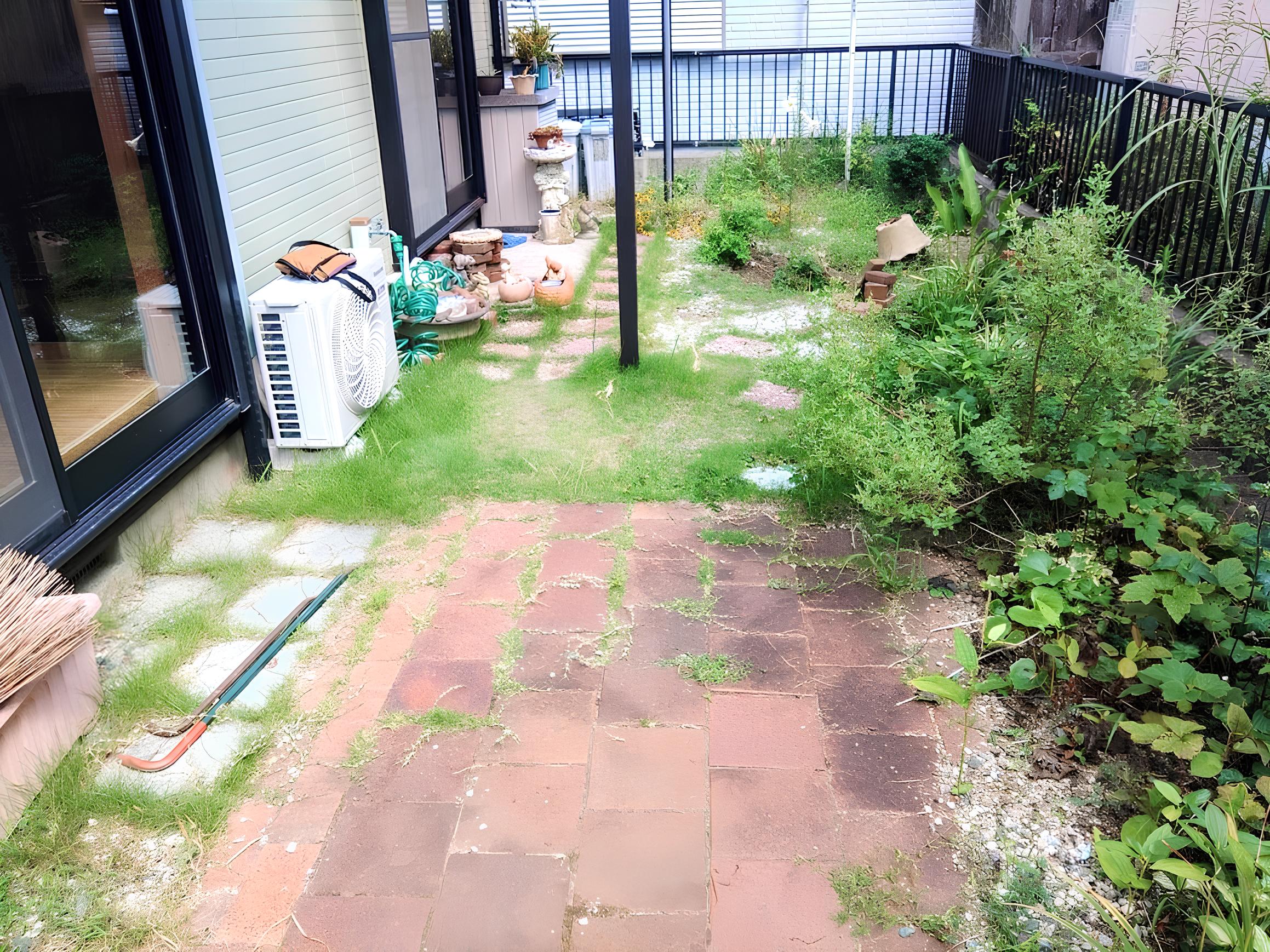 リフォーム前の庭