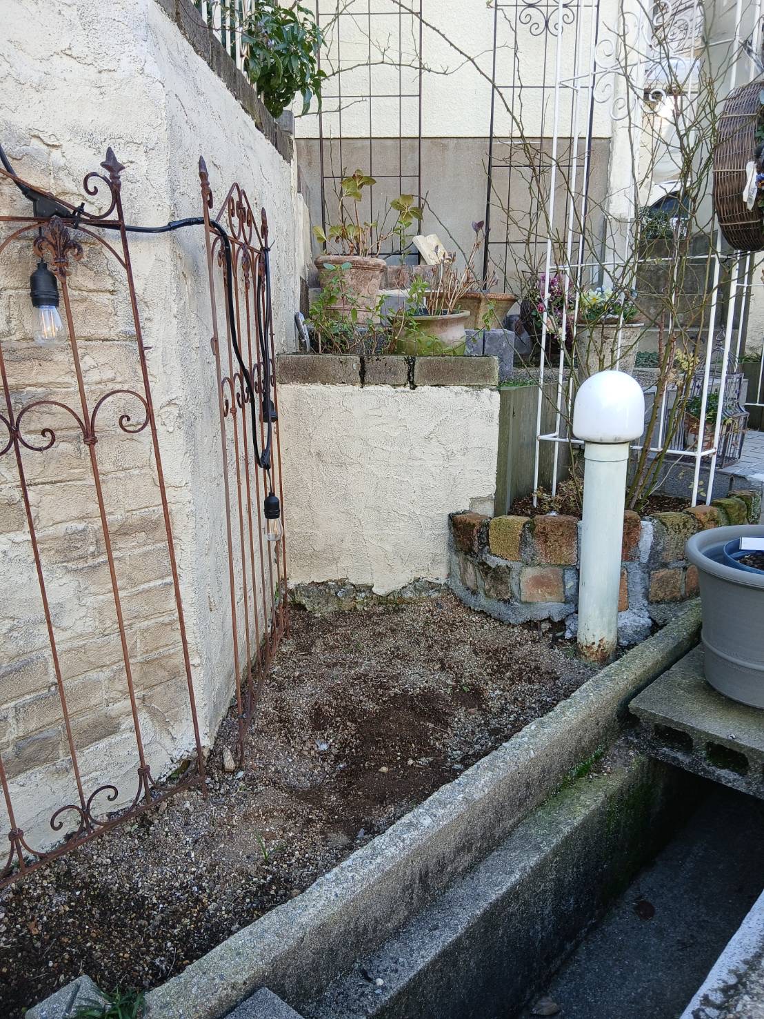 リフォーム前のお庭